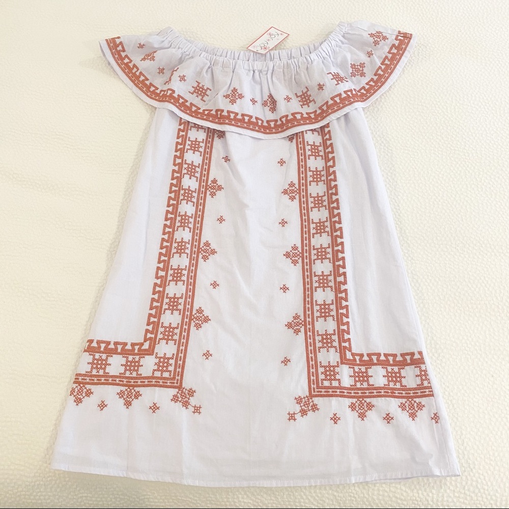 Joy Joy | Off the Shoulder Ruffle Dress NWT